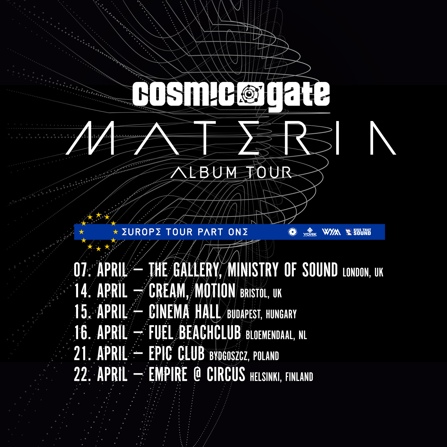 Cosmic Gate’s European Materia Tour