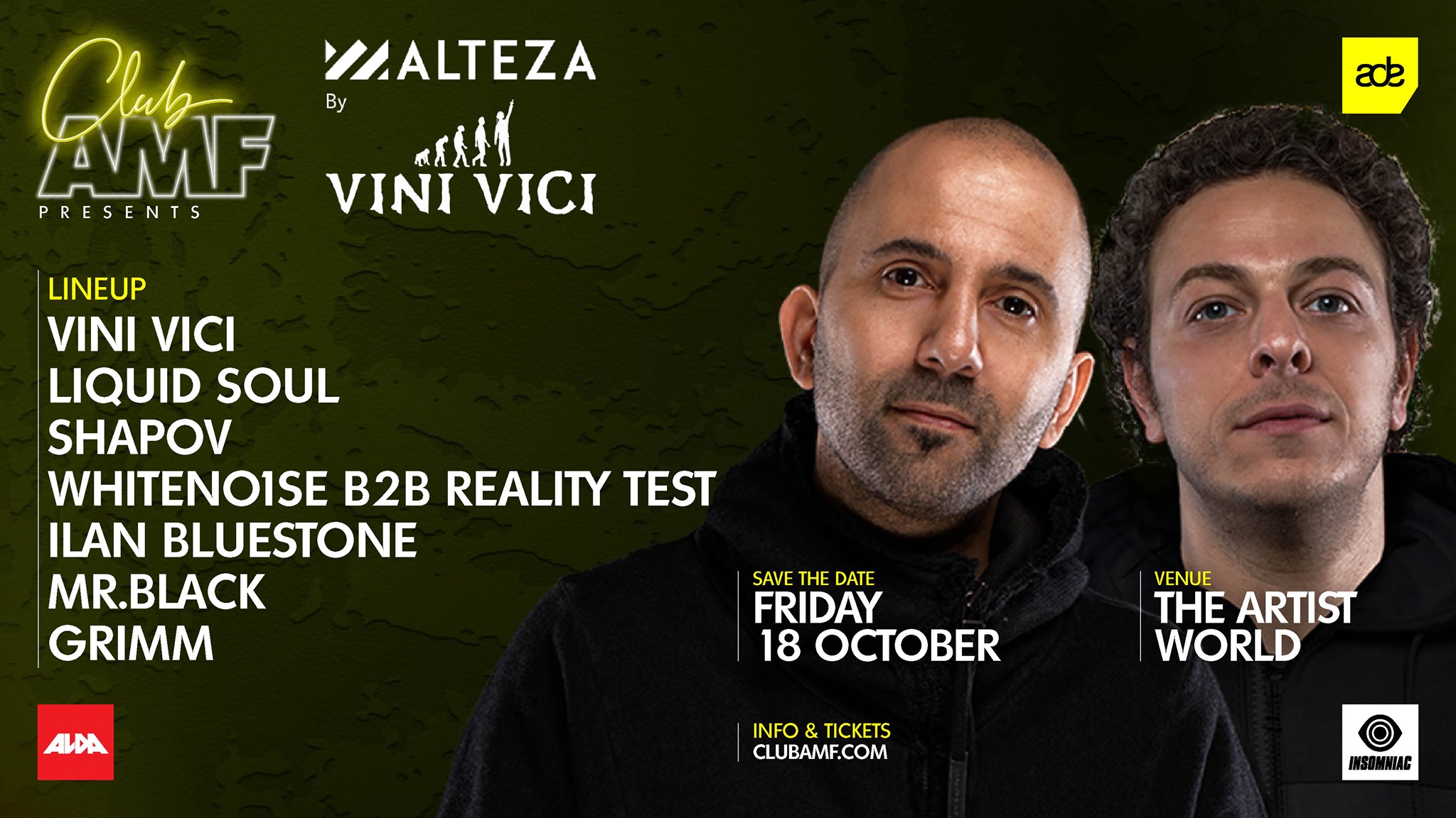 18.10.2019 Club AMF pres. Alteza by Vini Vici, Amsterdam