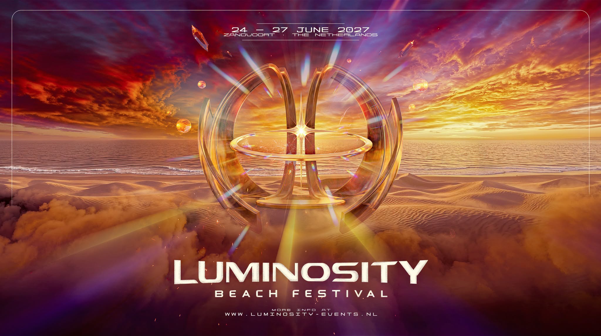 Luminosity Beach Festival 2027 - 20 Years Anniversary