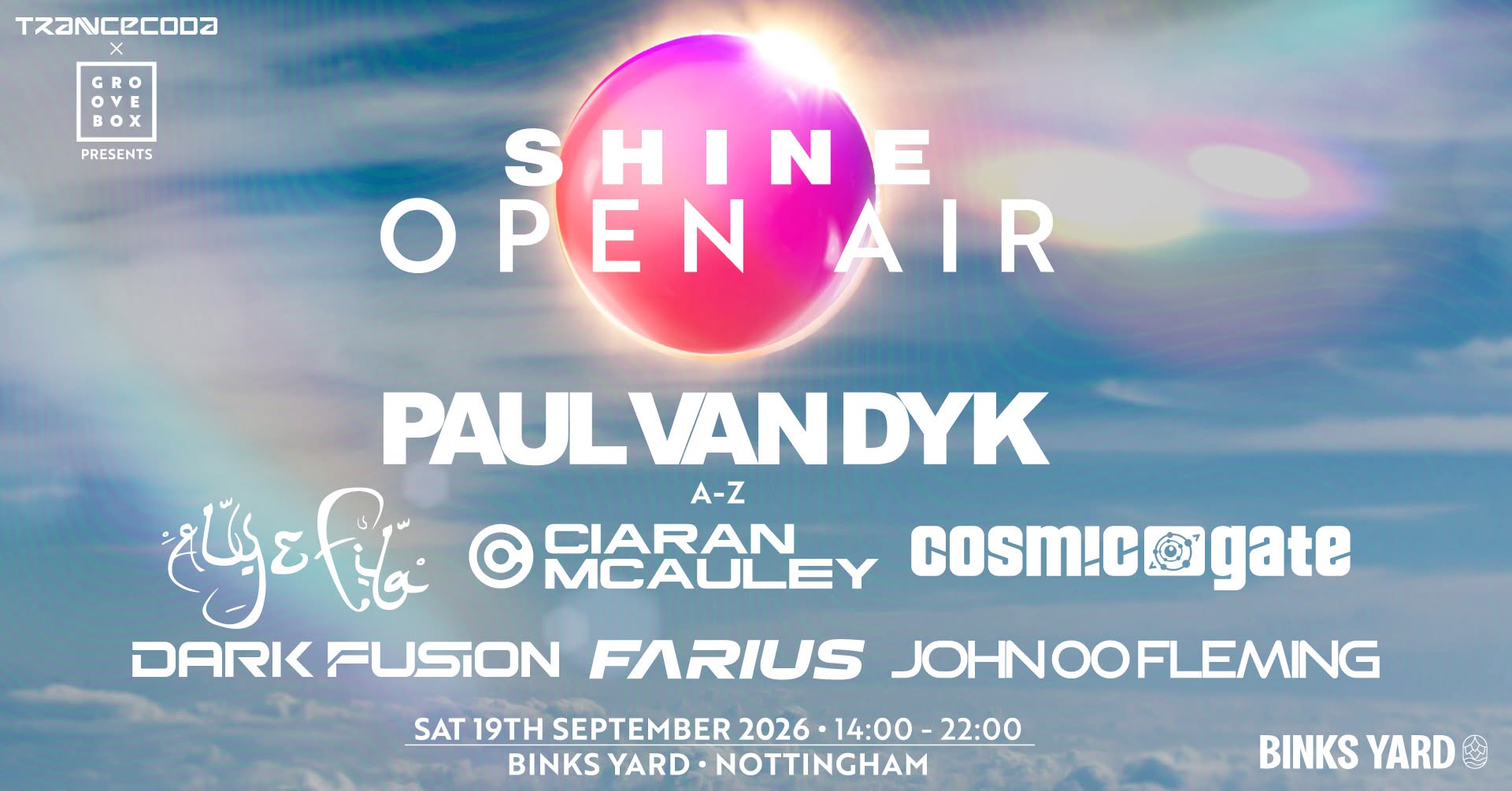 Trancecoda & Groovebox pres. SHINE Open Air