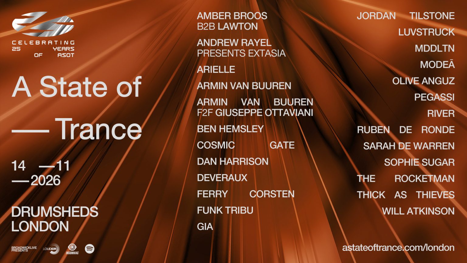 14.11.2026 A State Of Trance London