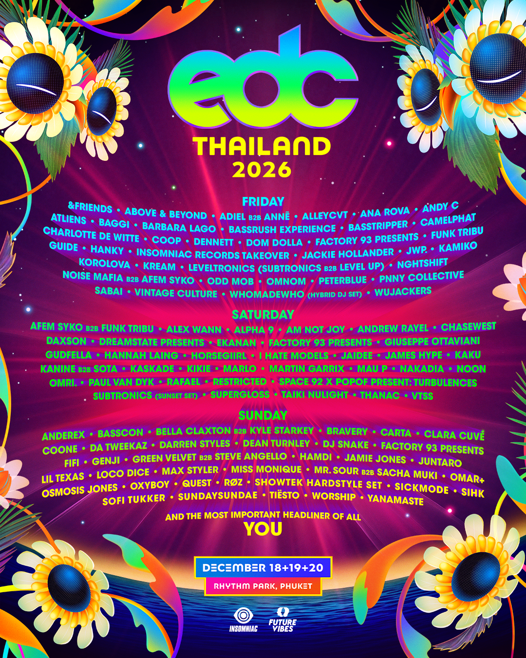 EDC Thailand 2026, Phuket