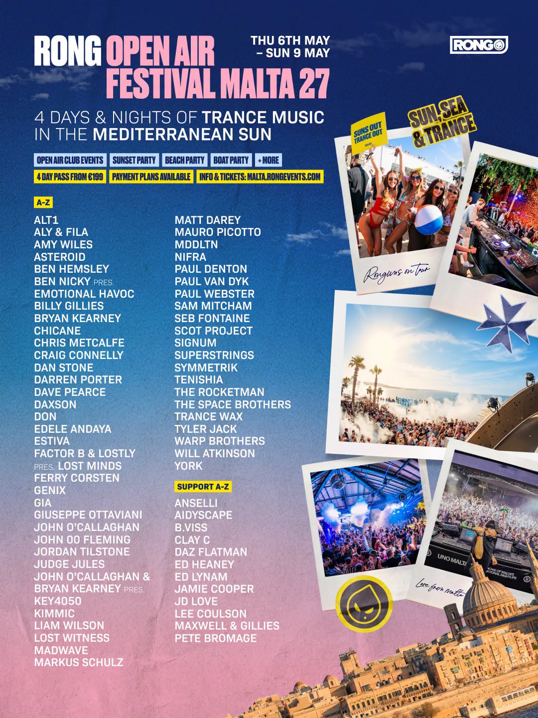 Rong Open Air Festival Malta 2027