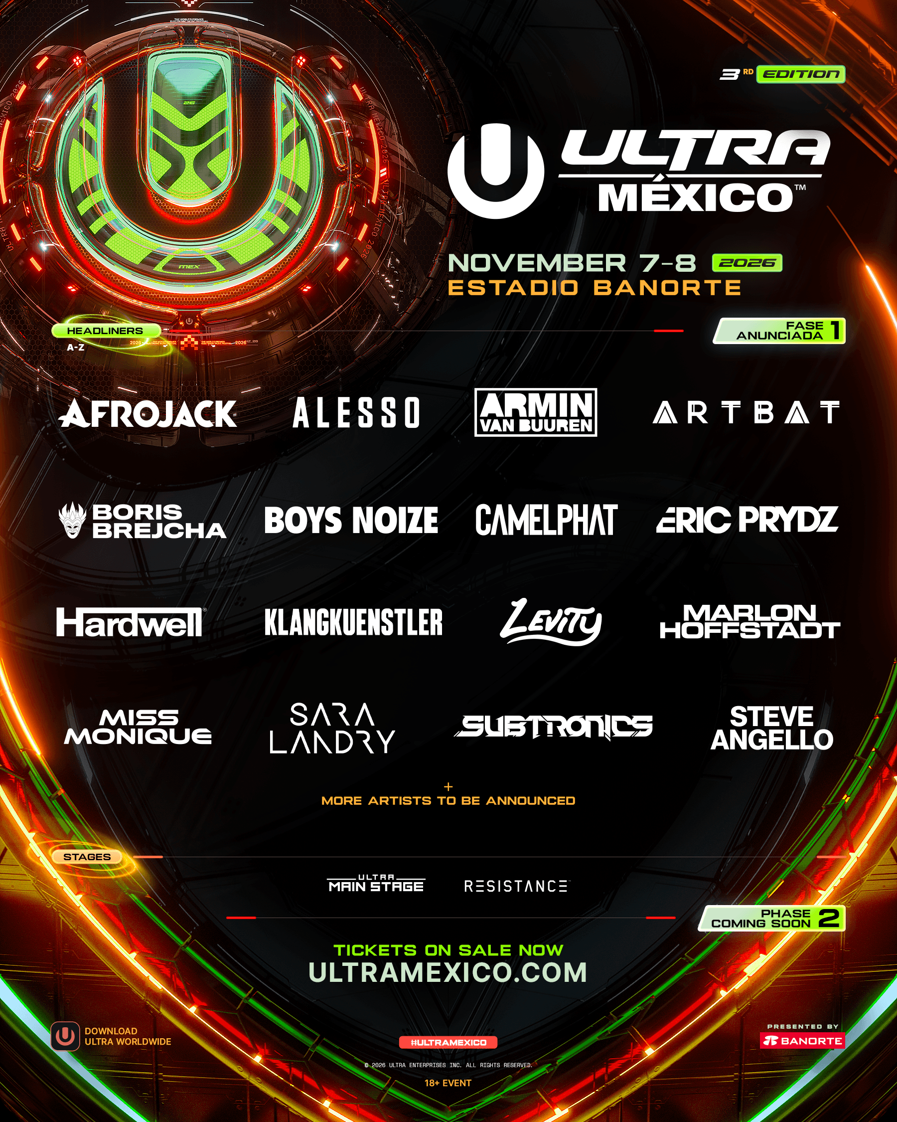 Ultra Mexico 2026, Mexico City