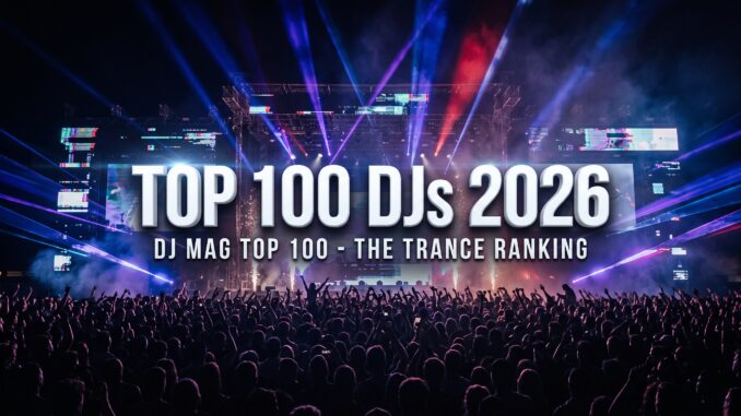 DJ Mag Top 100 DJs 2026 - The Trance Ranking #TranceFamily